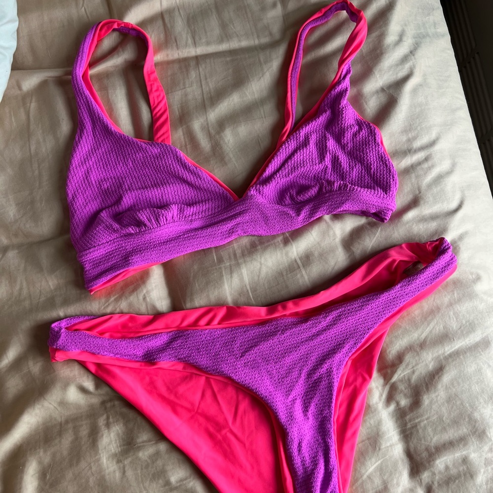 Neon Reversible Imsy Bikini - image 1
